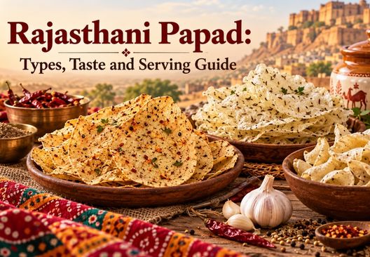 Rajasthani Papad: Types, Taste and Serving Guide
